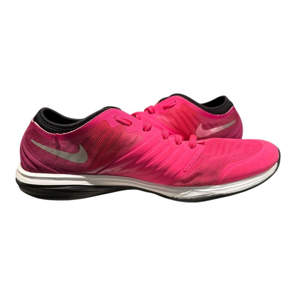 Nike Women’s Dual Fusion TR 4 Running Shoes Size 8 Sneakers Pink White - Picture 8 of 9